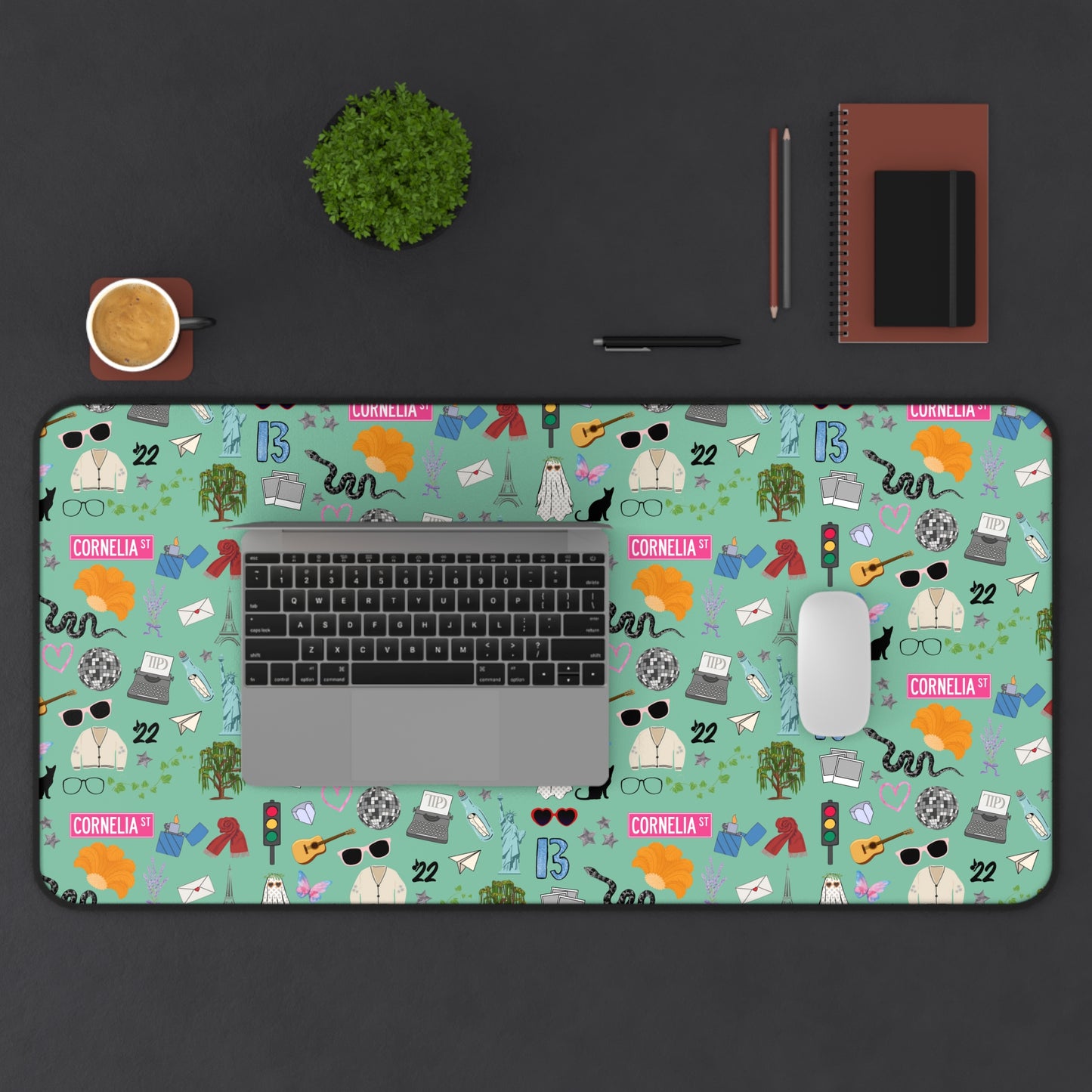 Iconic Eras Desk Mat - Showgirl Green