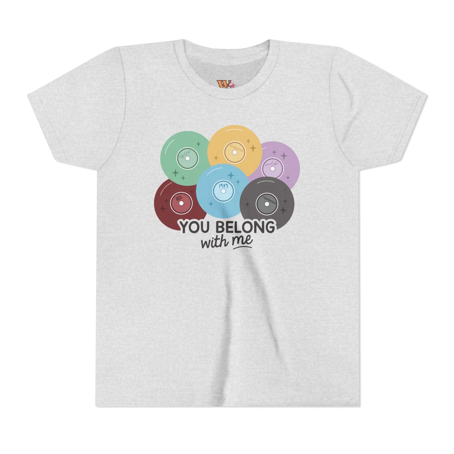 You Belong with Me Youth Short Sleeve Tee