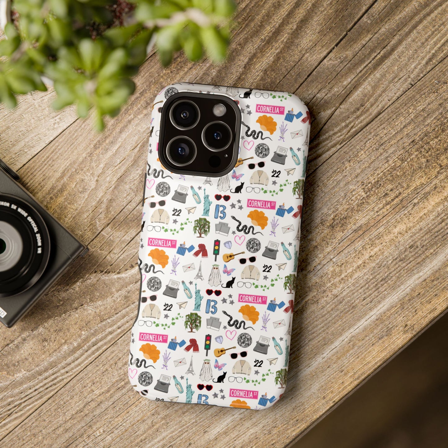 Iconic Eras (TS 12) MagSafe Tough Phone Case - Dazzling White