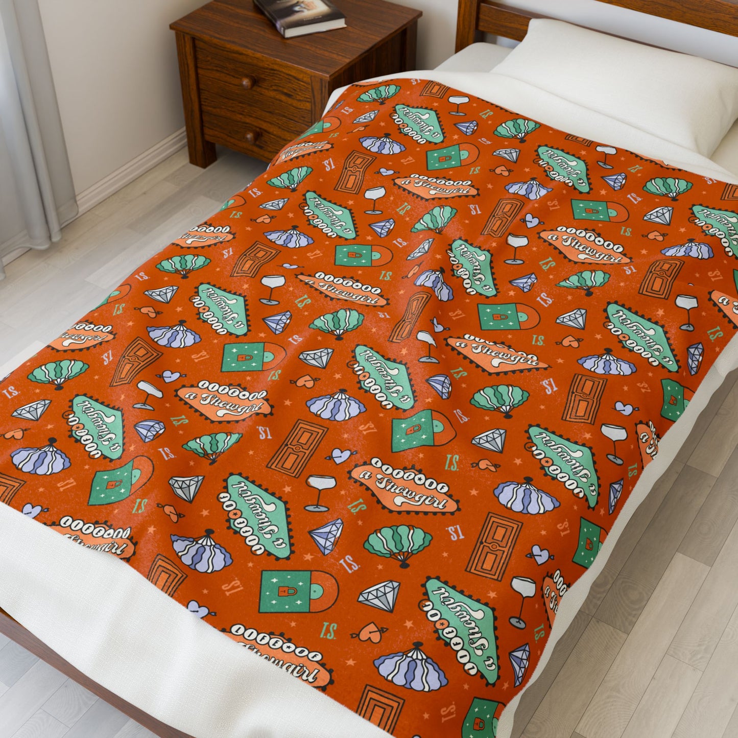 Showgirl Era Velveteen Plush Blanket