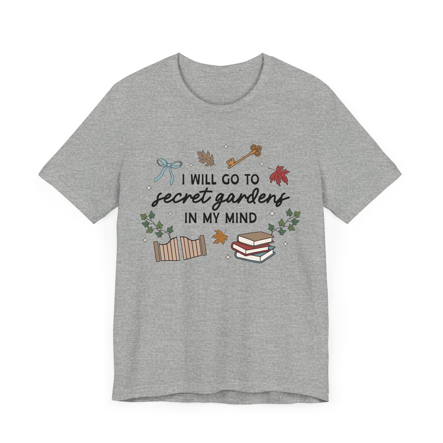 Secret Gardens In My Mind Unisex Jersey Short Sleeve Tee