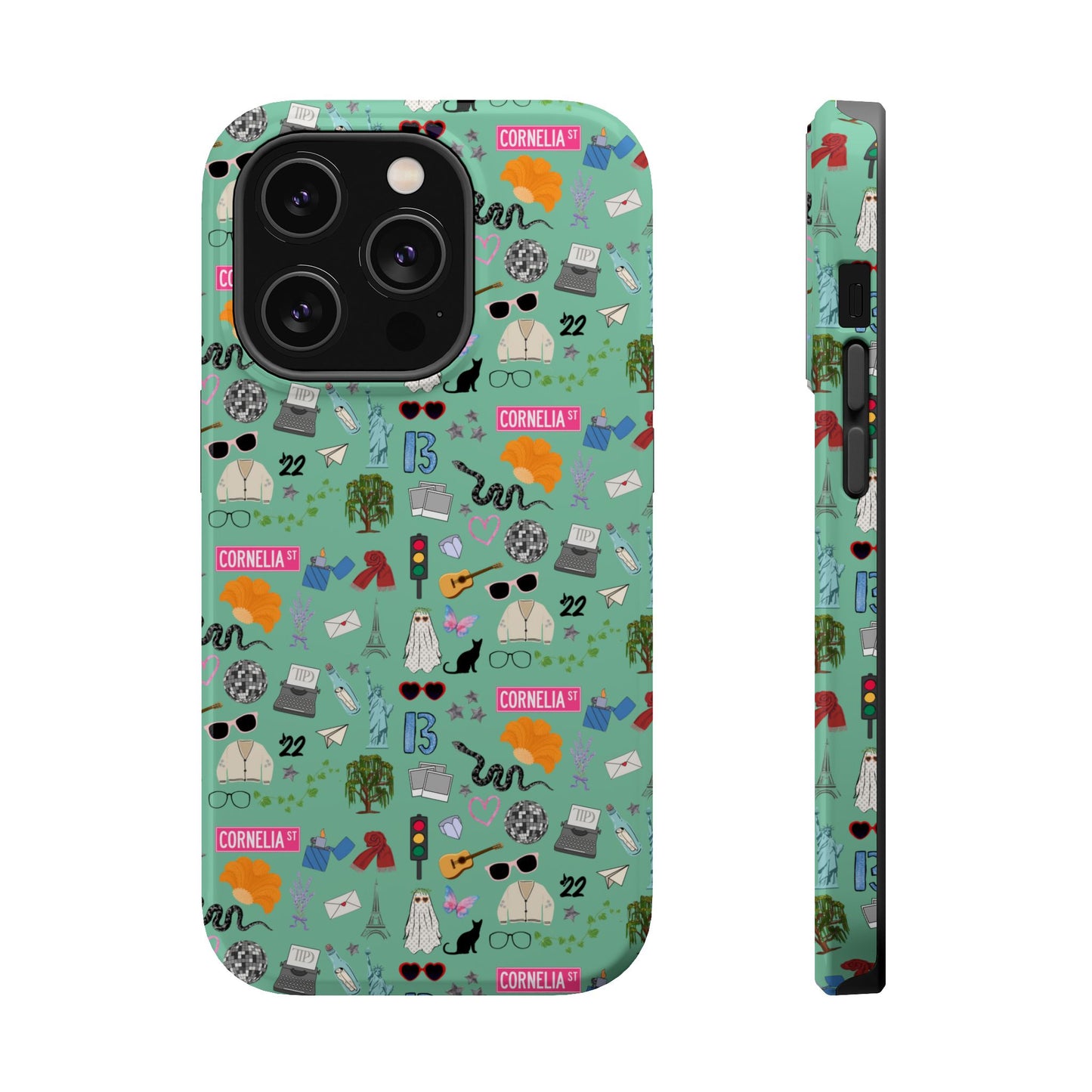 Iconic Eras (TS 12) MagSafe Tough Phone Case - Showgirl Green