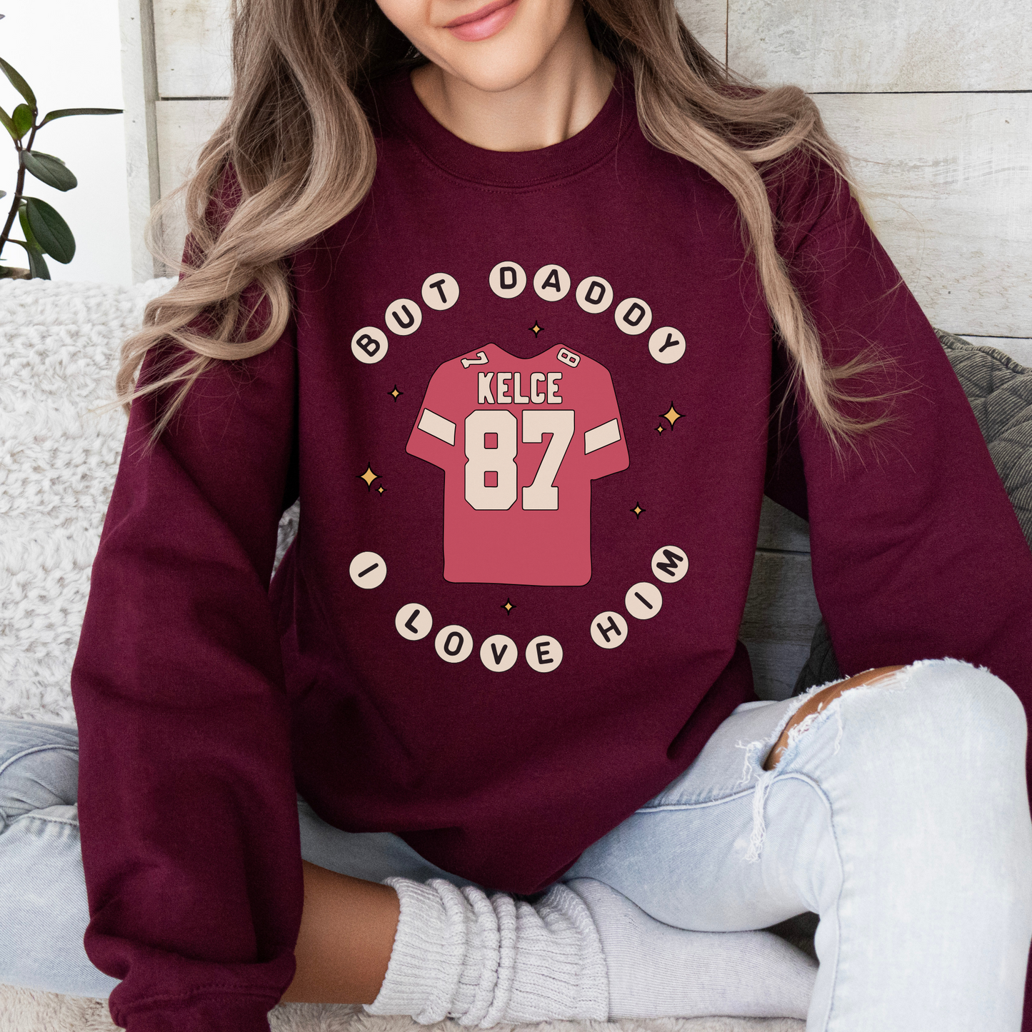 But Daddy I Love 87 Soft Crewneck Sweatshirt