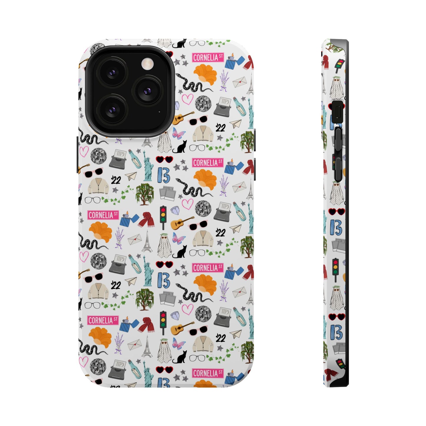 Iconic Eras (TS 12) MagSafe Tough Phone Case - Dazzling White