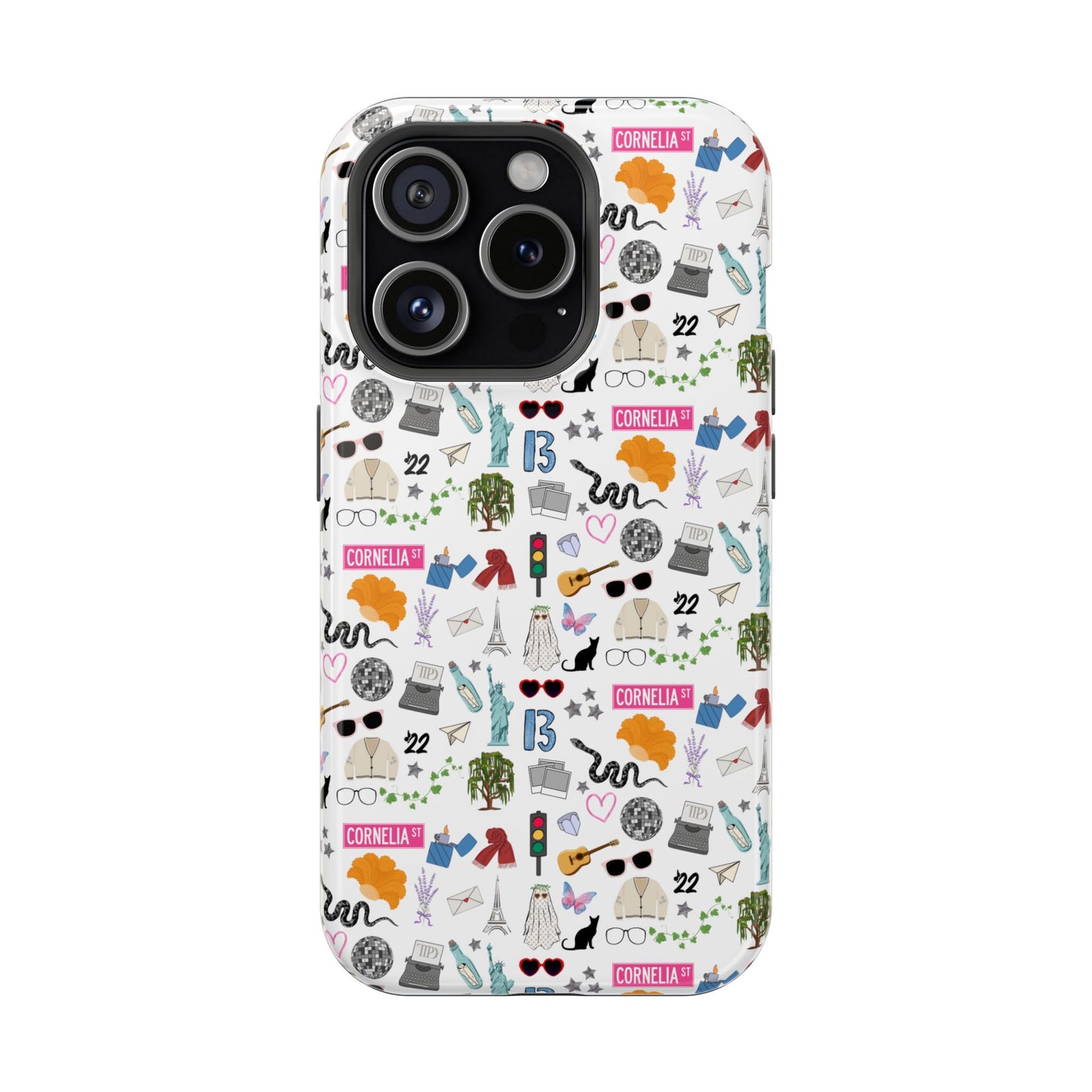 Iconic Eras (TS 12) MagSafe Tough Phone Case - Dazzling White