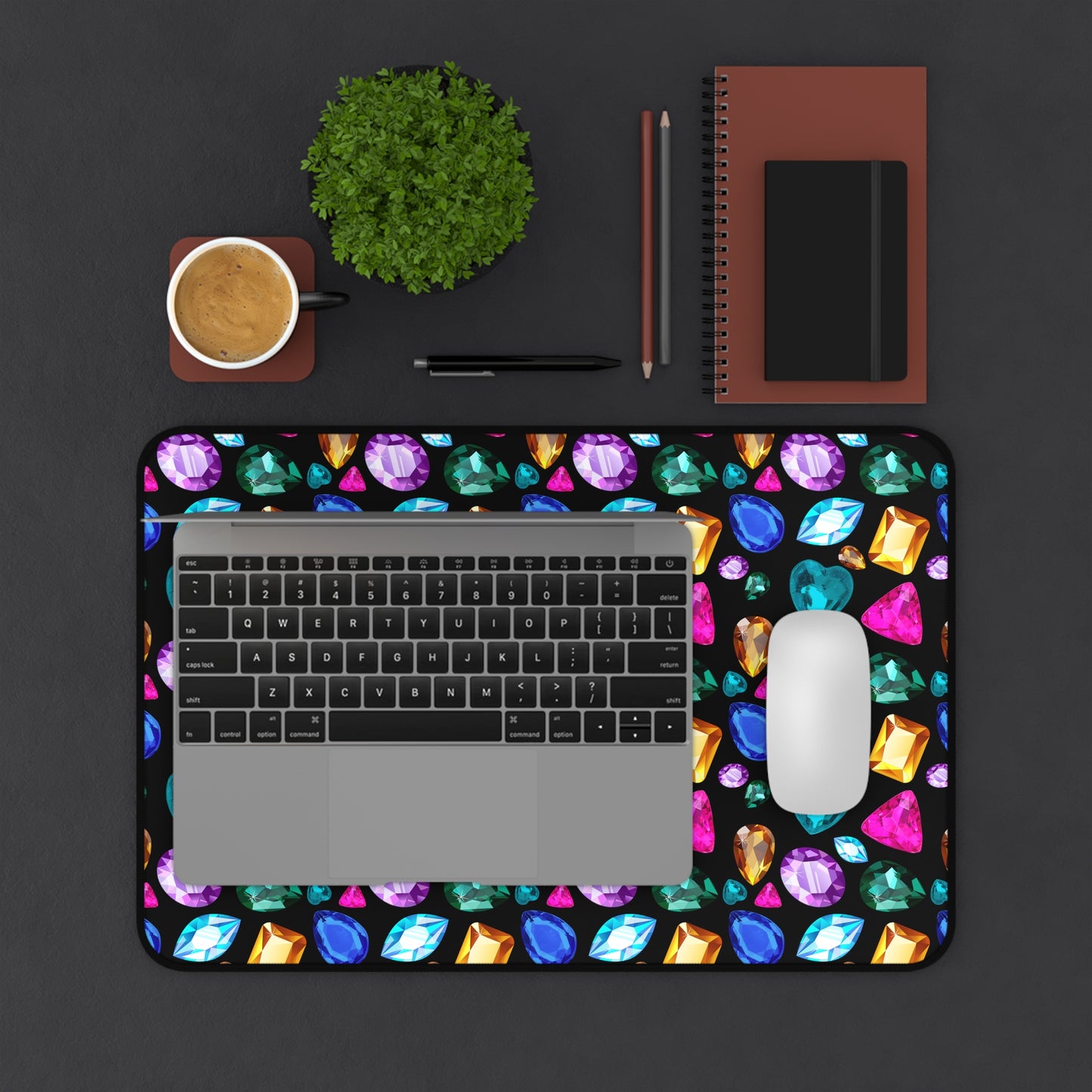 Bejeweled Desk Mat