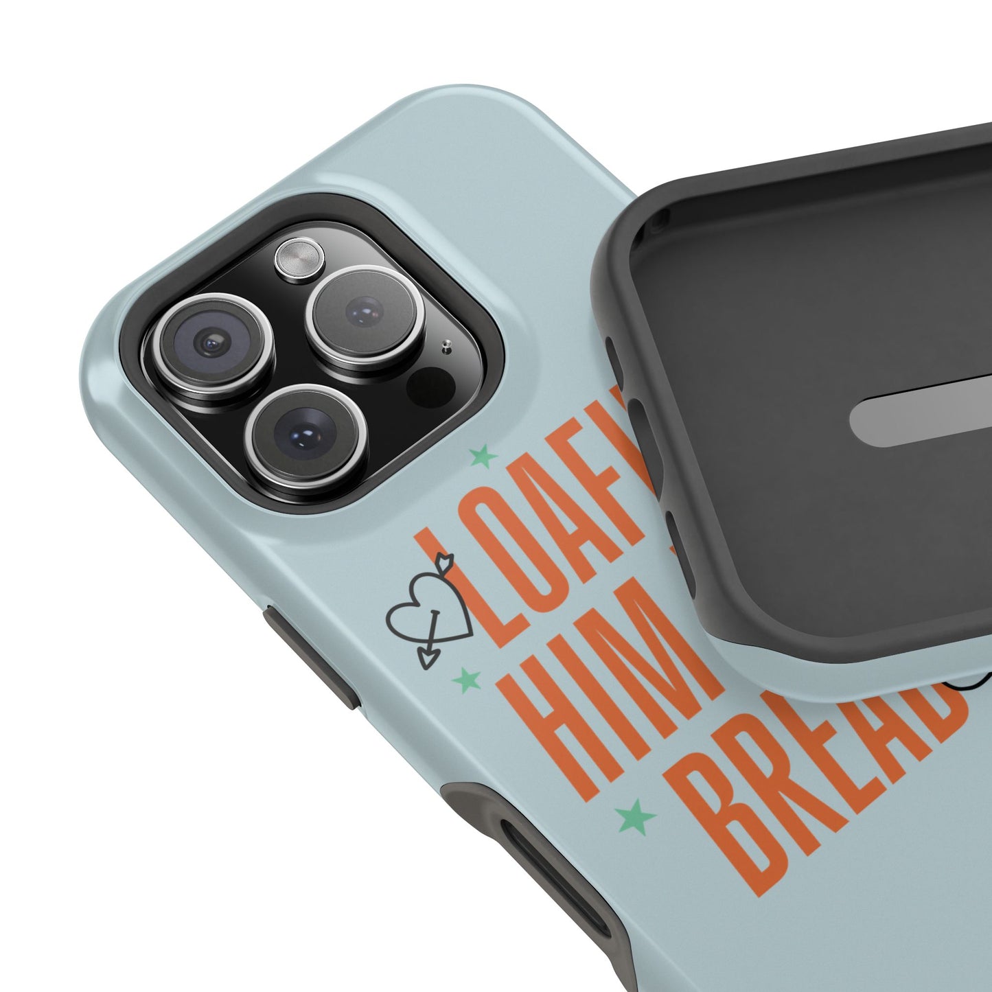 Loafing Him Was Bread – MagSafe Tough Phone Case (Opalite)