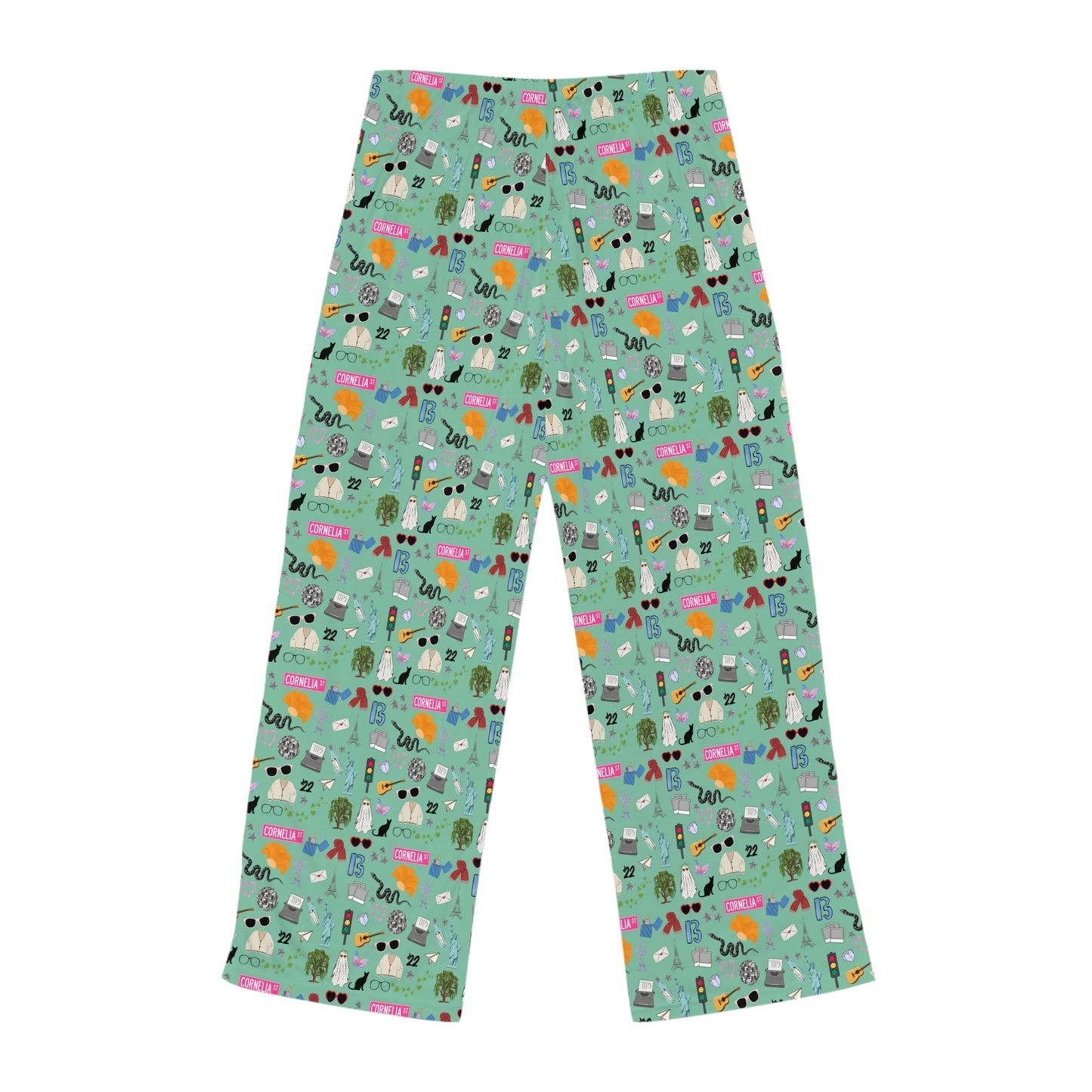 Iconic Eras (TS 12) Women's Pajama Pants - Showgirl Green