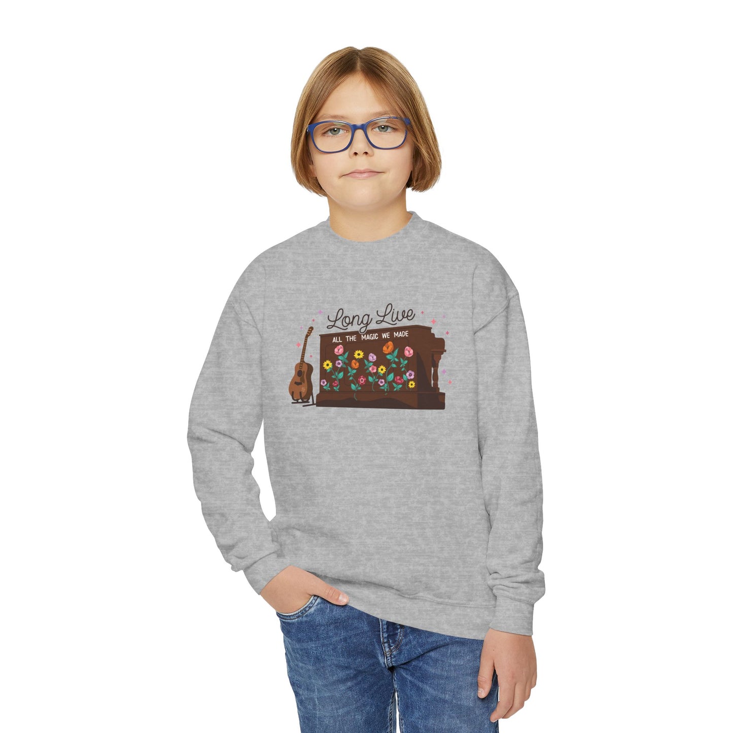 Long Live Eras Youth Crewneck Sweatshirt
