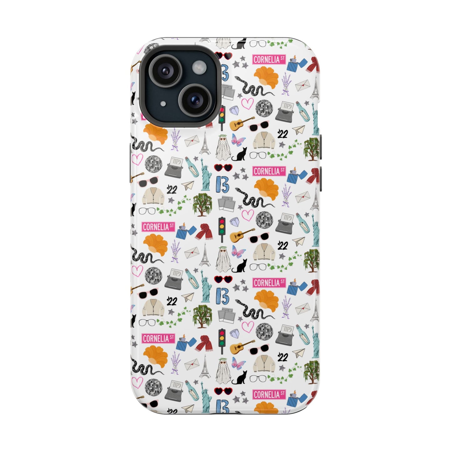 Iconic Eras (TS 12) MagSafe Tough Phone Case - Dazzling White