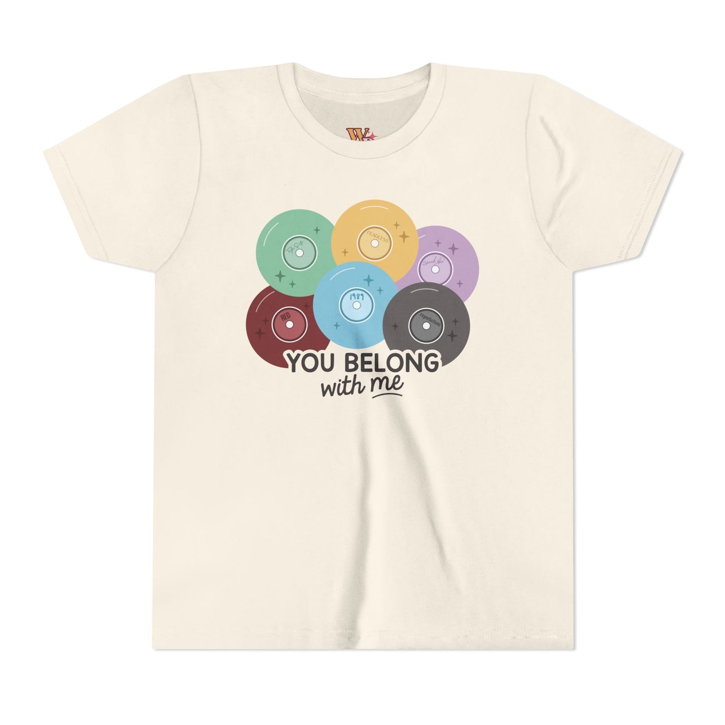 You Belong with Me Youth Short Sleeve Tee