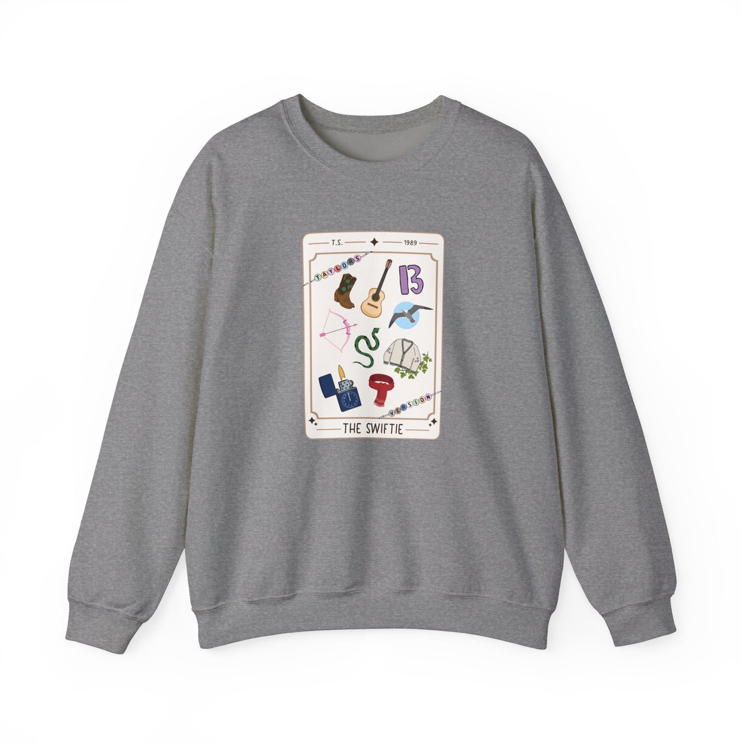 Swiftie Tarot Card Soft Crewneck Sweatshirt