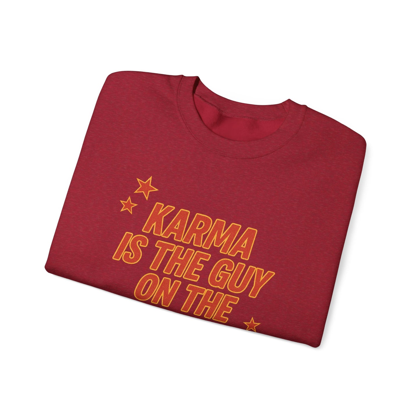 Guy on The Chiefs Crewneck Sweatshirt