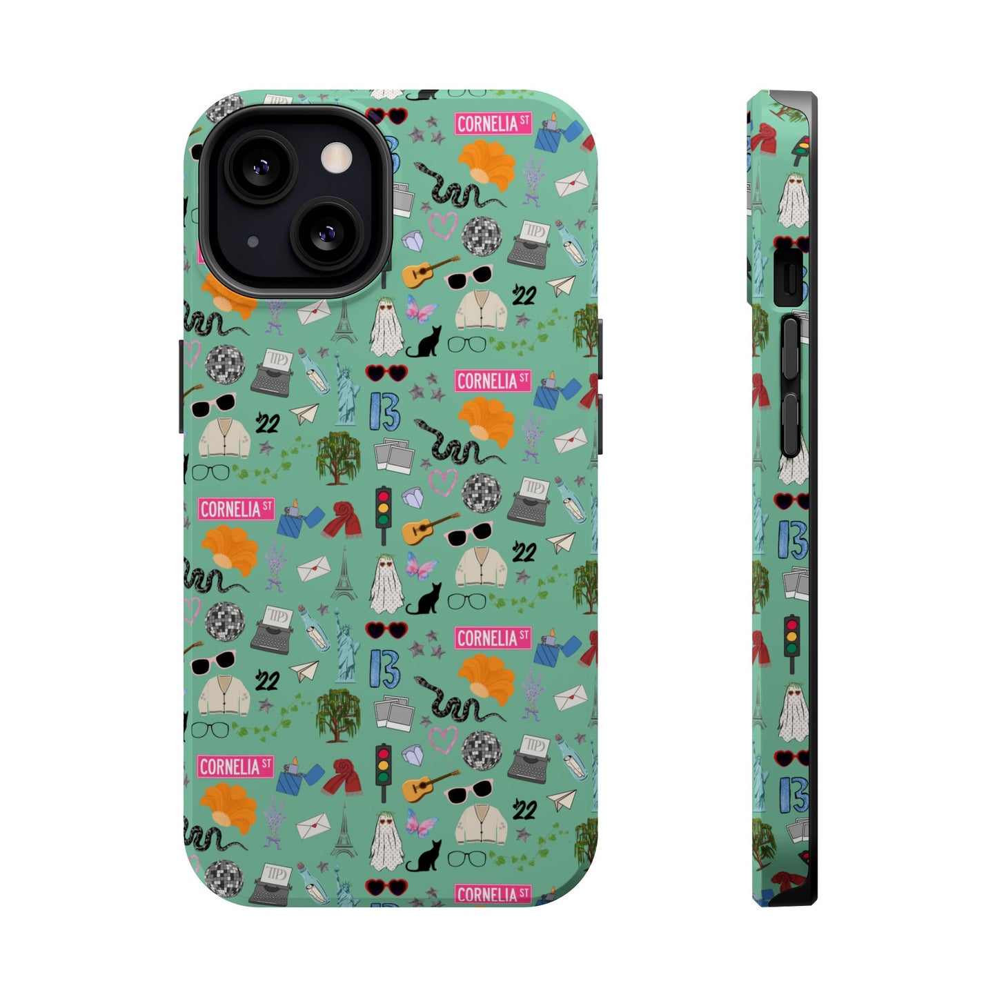 Iconic Eras (TS 12) MagSafe Tough Phone Case - Showgirl Green