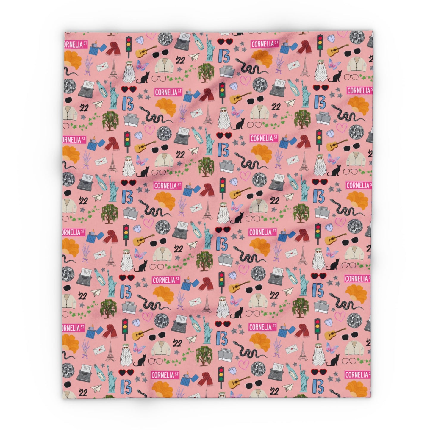 Iconic Eras Arctic Fleece Blanket - Showgirl Rouge