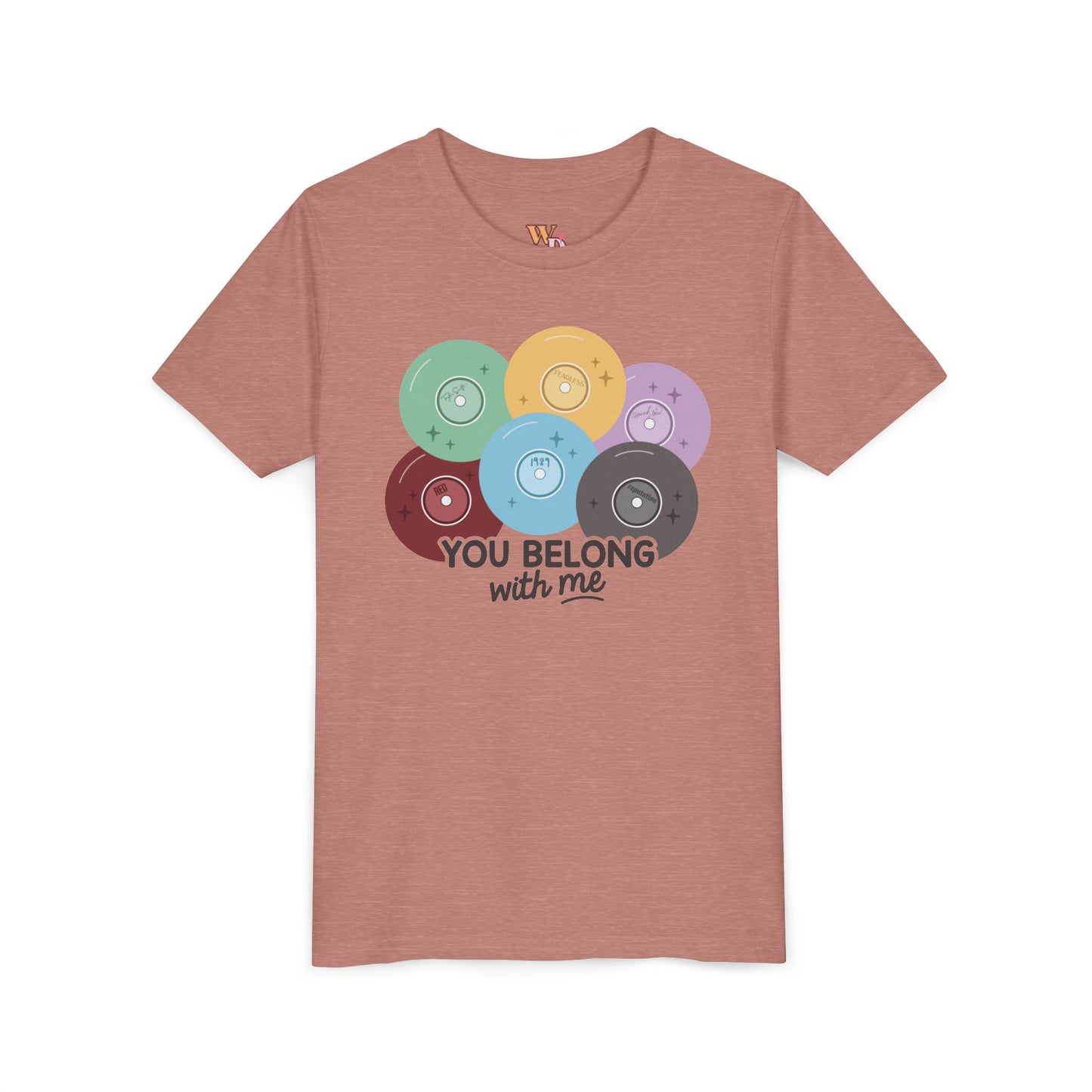 You Belong with Me Youth Short Sleeve Tee