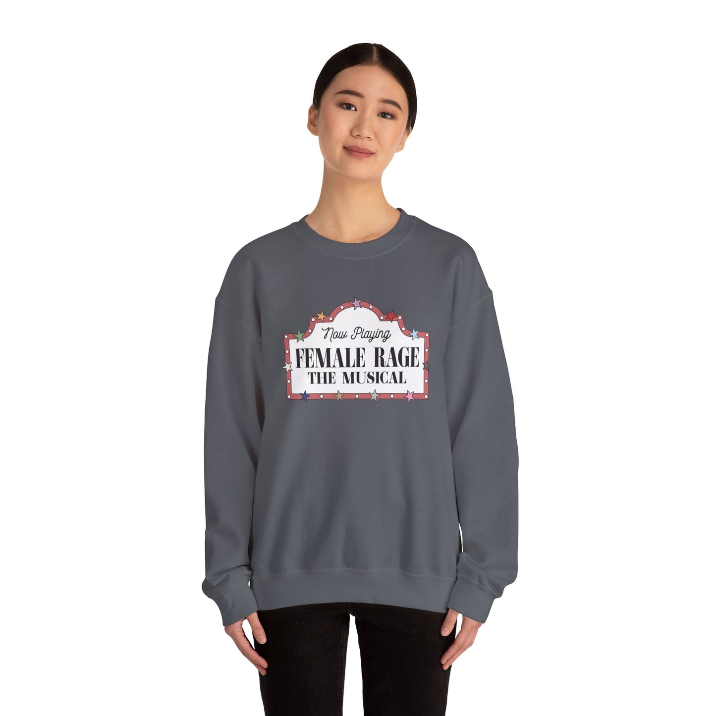 Female Rage: The Musical Soft Crewneck Sweatshirt