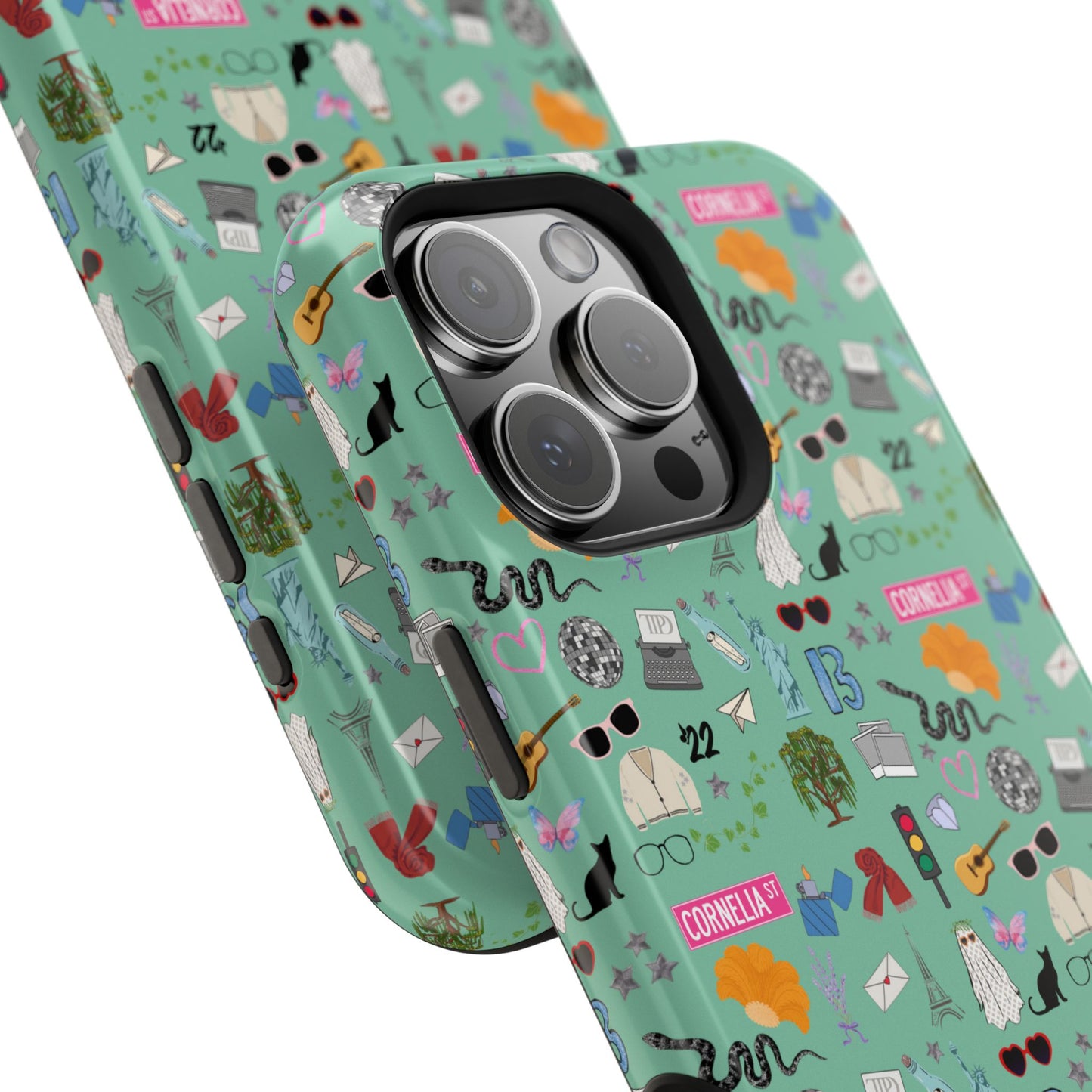 Iconic Eras (TS 12) MagSafe Tough Phone Case - Showgirl Green