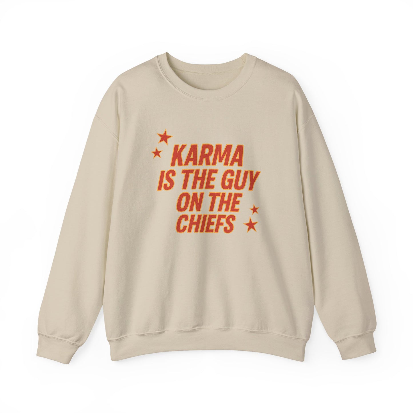 Guy on The Chiefs Crewneck Sweatshirt