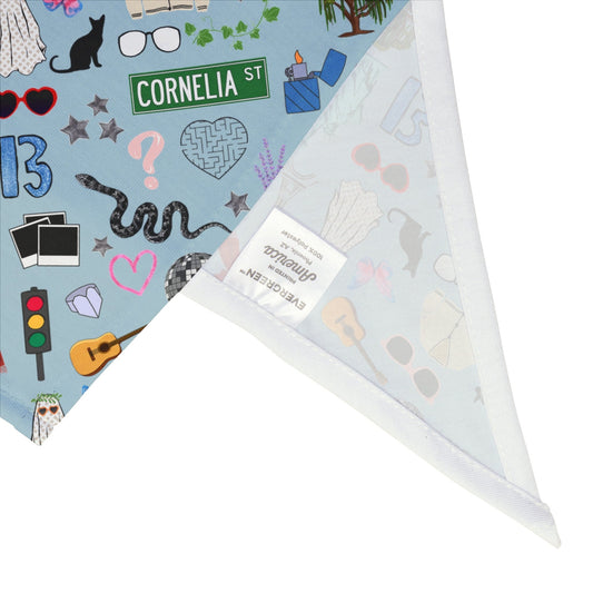 Iconic Eras Pet Bandana - 1989 Blue