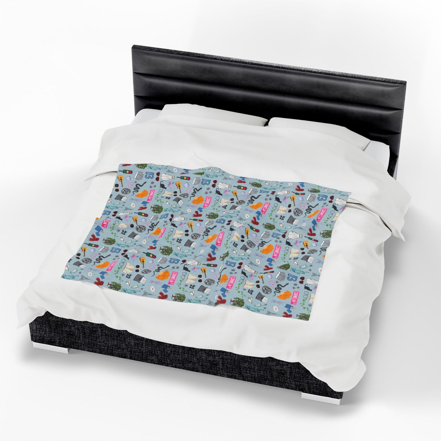 Iconic Eras (TS 12) Velveteen Plush Blanket- Opalite