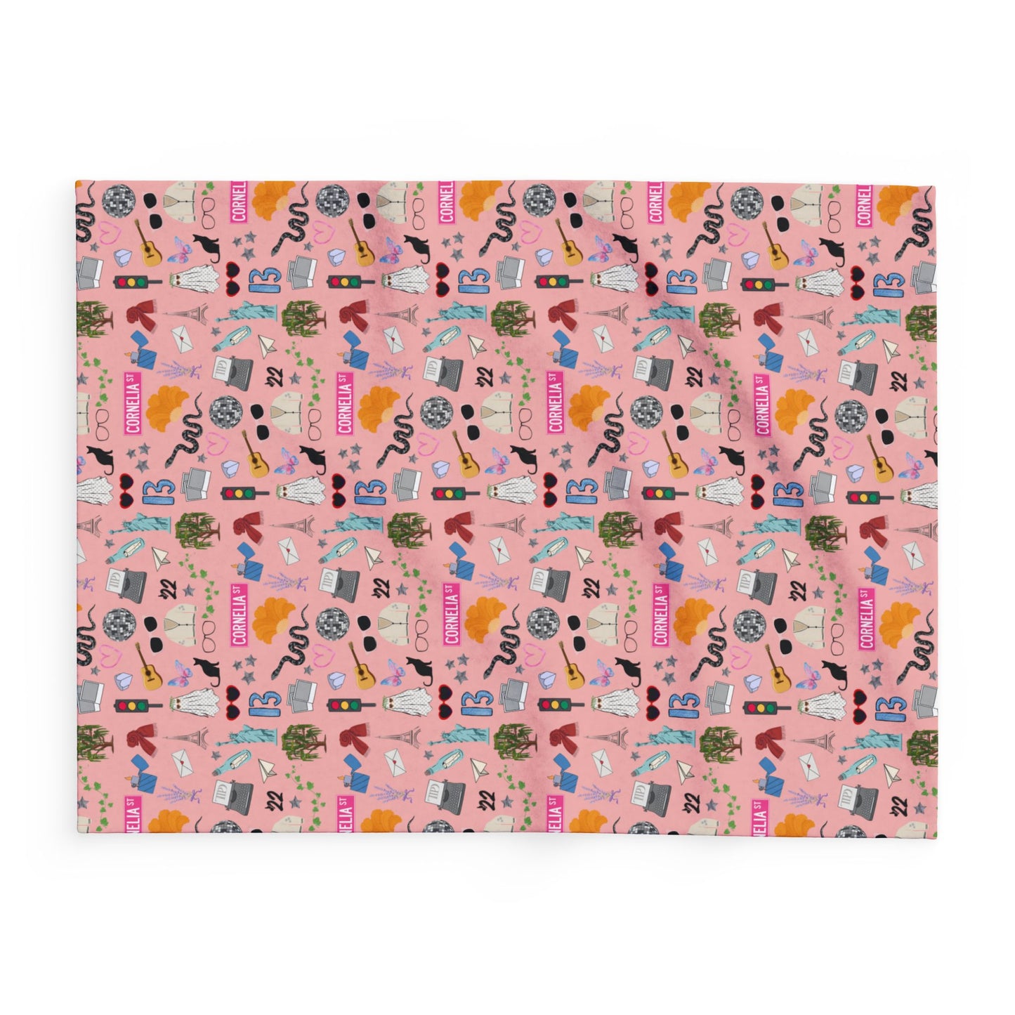 Iconic Eras Arctic Fleece Blanket - Showgirl Rouge