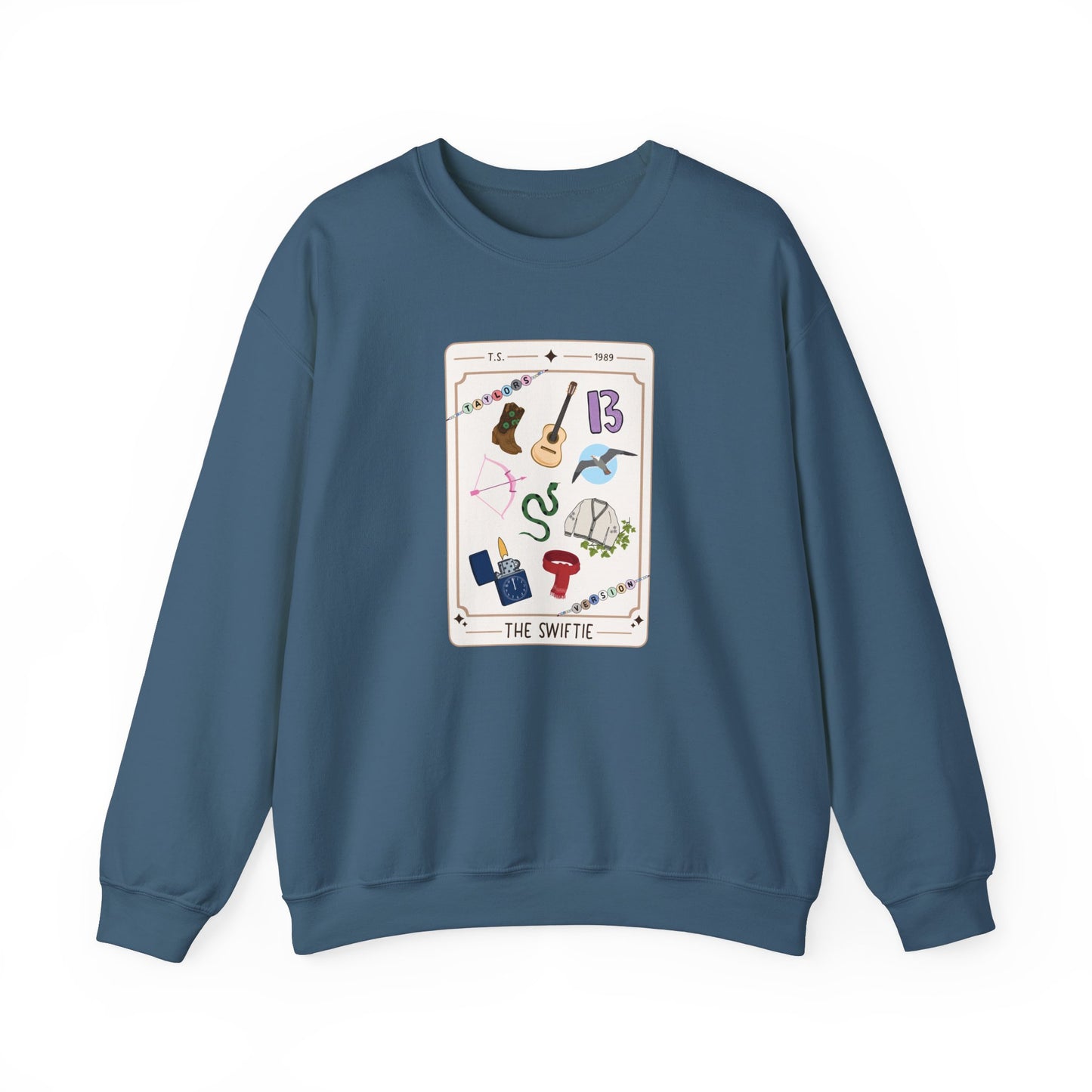 Swiftie Tarot Card Soft Crewneck Sweatshirt