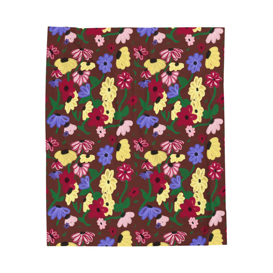 Acoustic Set Velveteen Plush Blanket