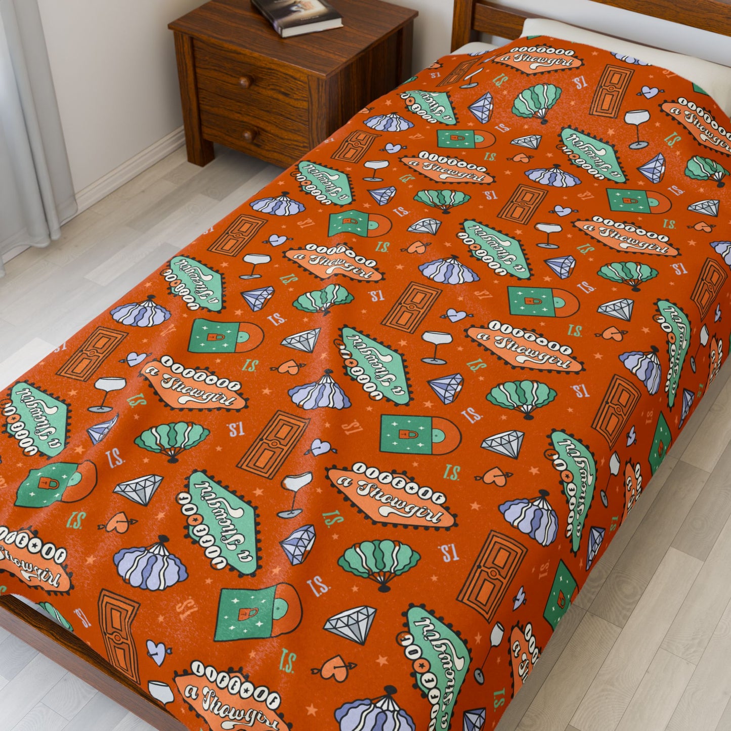 Showgirl Era Velveteen Plush Blanket