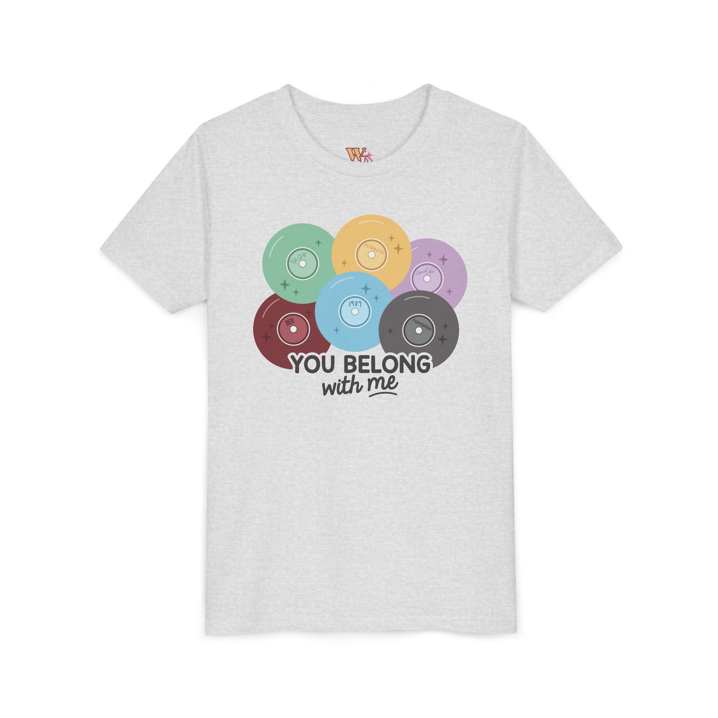 You Belong with Me Youth Short Sleeve Tee