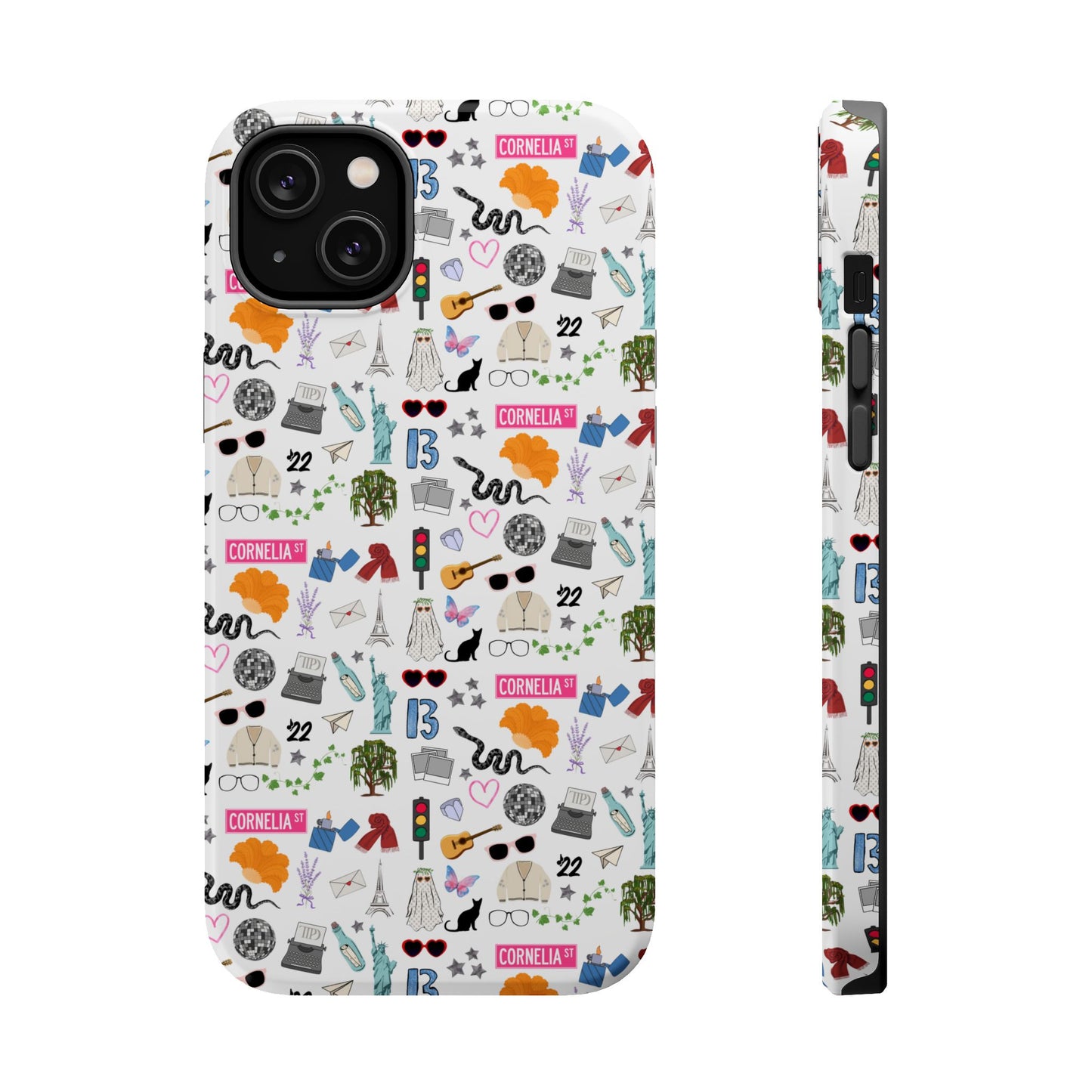Iconic Eras (TS 12) MagSafe Tough Phone Case - Dazzling White