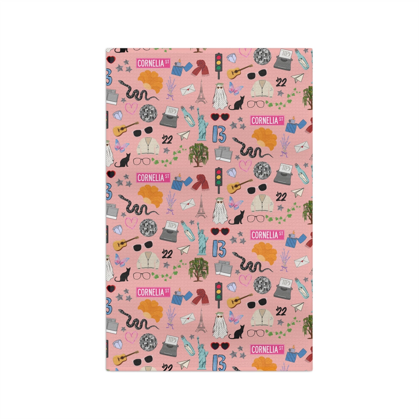Iconic Eras Tea Towel - Showgirl Rouge
