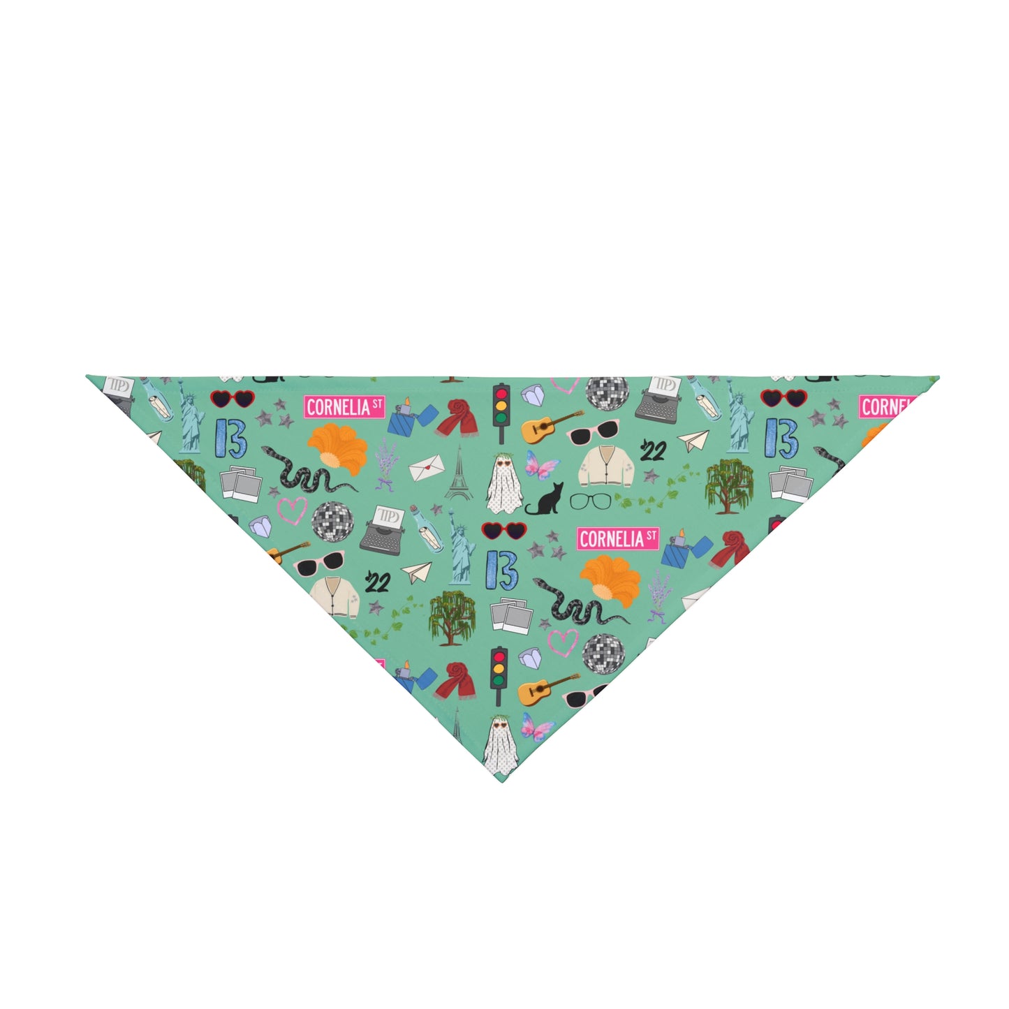 Iconic Eras Dog Bandana - Showgirl Green