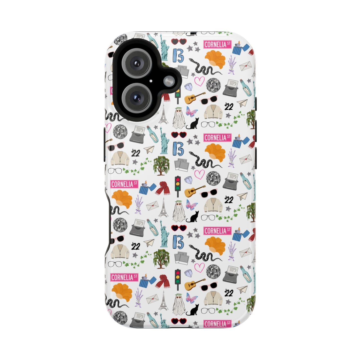 Iconic Eras (TS 12) MagSafe Tough Phone Case - Dazzling White