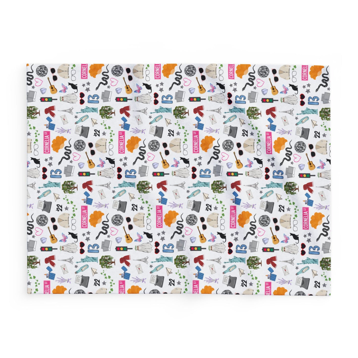 Iconic Eras Arctic Fleece Blanket - Dazzling White