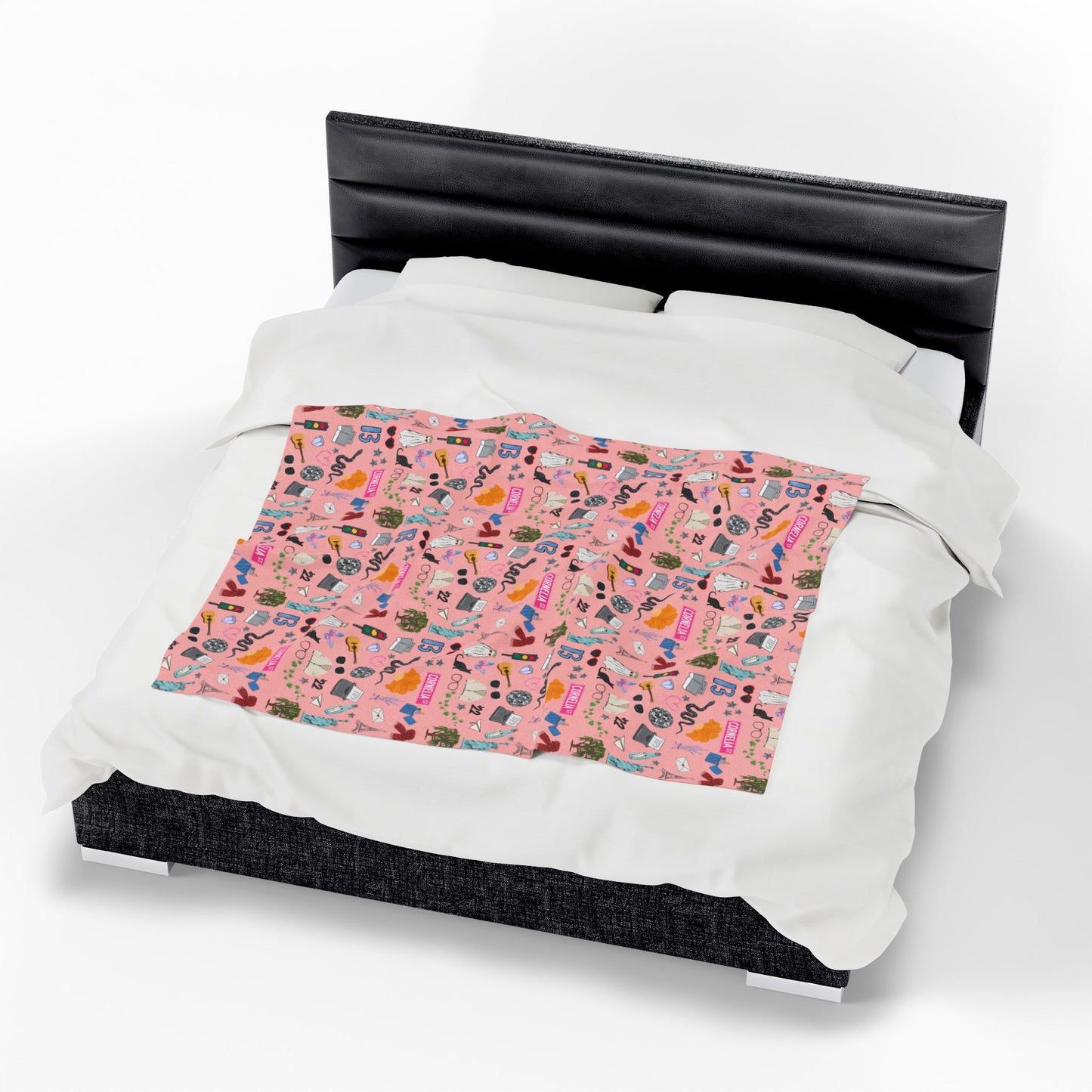 Iconic Eras (TS 12) Velveteen Plush Blanket- Showgirl Rouge