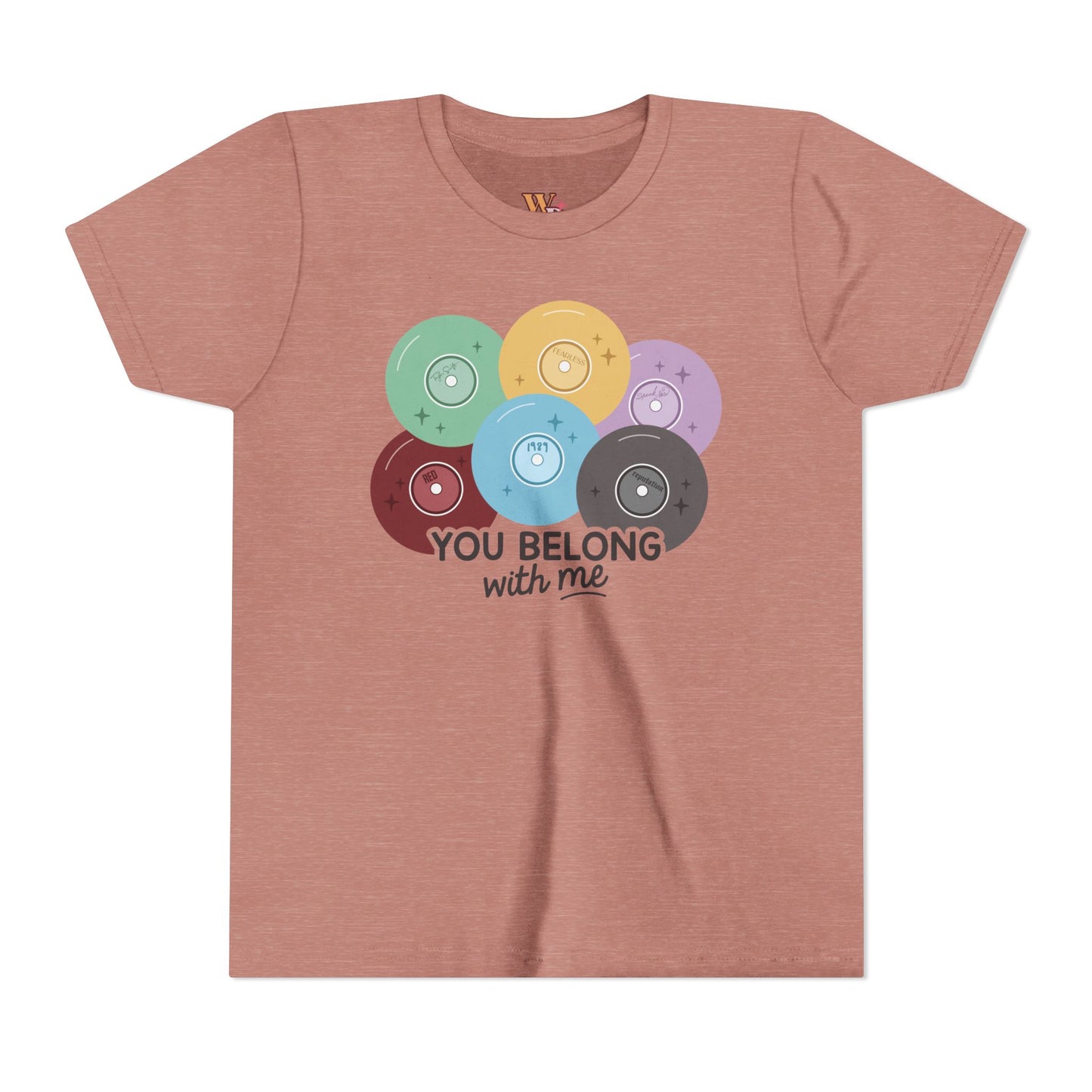 You Belong with Me Youth Short Sleeve Tee