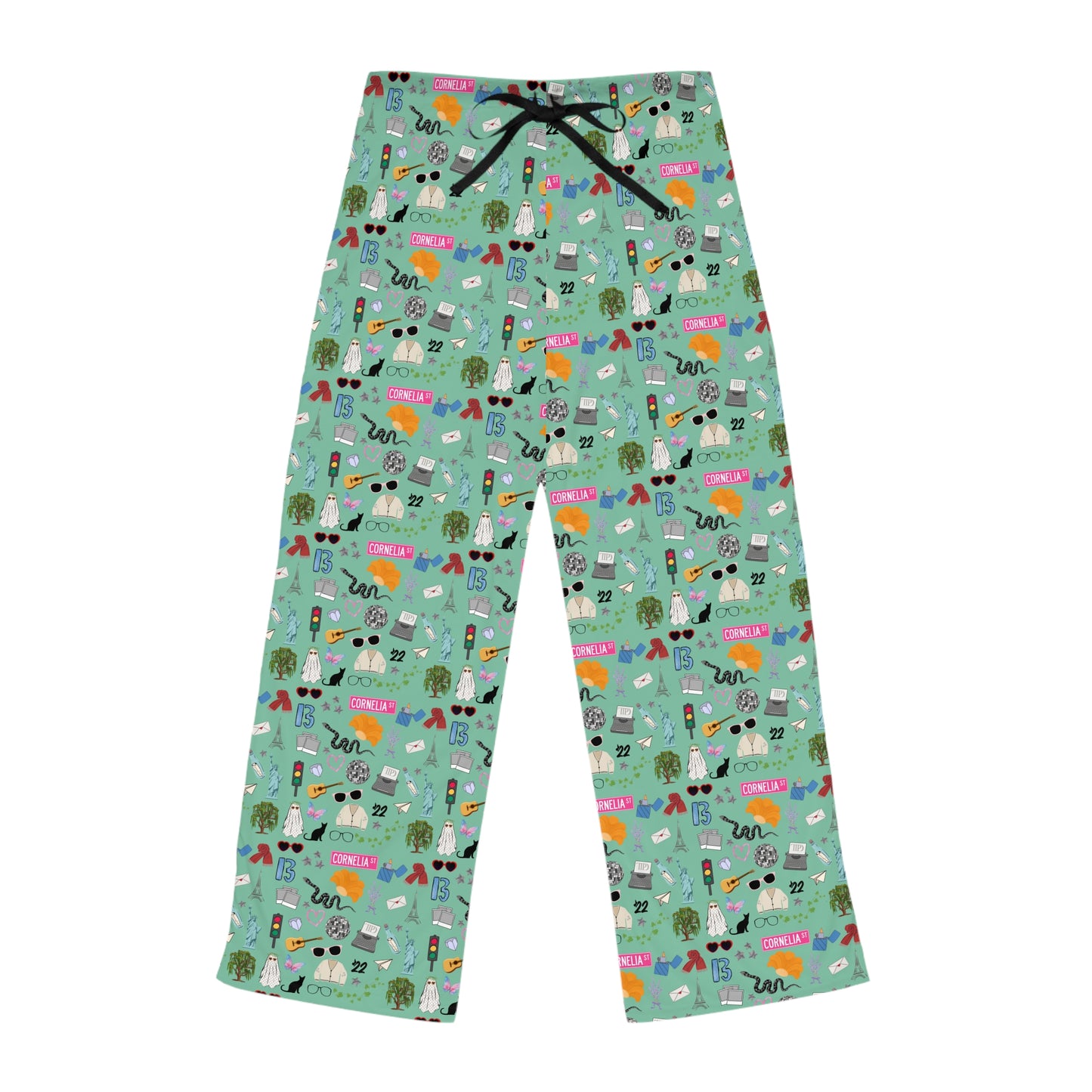 Iconic Eras (TS 12) Women's Pajama Pants - Showgirl Green