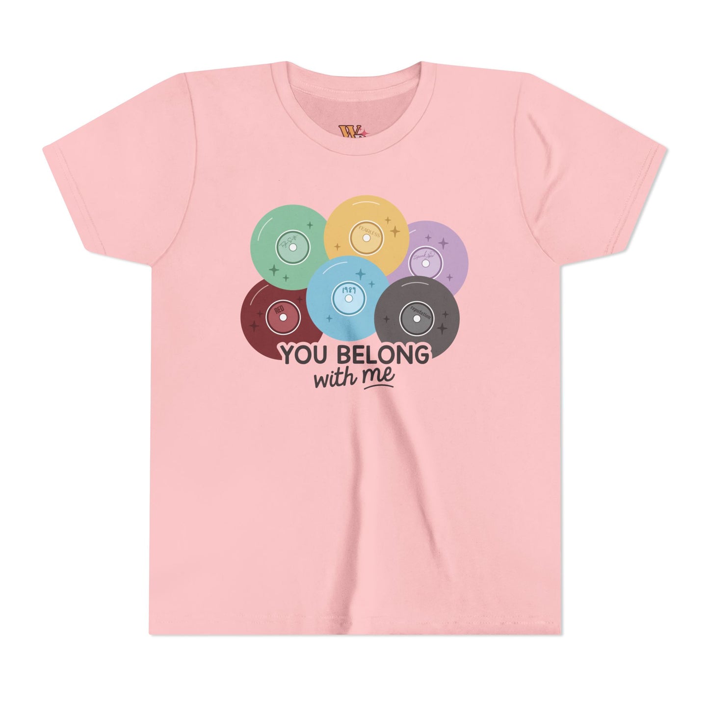 You Belong with Me Youth Short Sleeve Tee