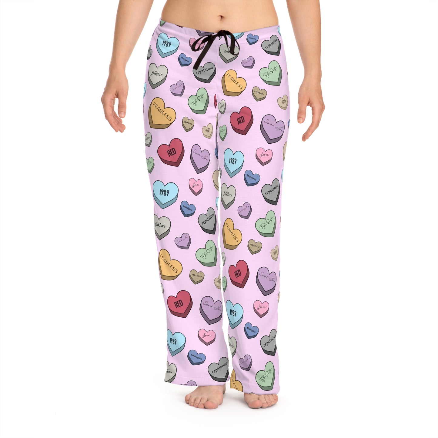 Eras Conversation Hearts Women's Pajama Pants