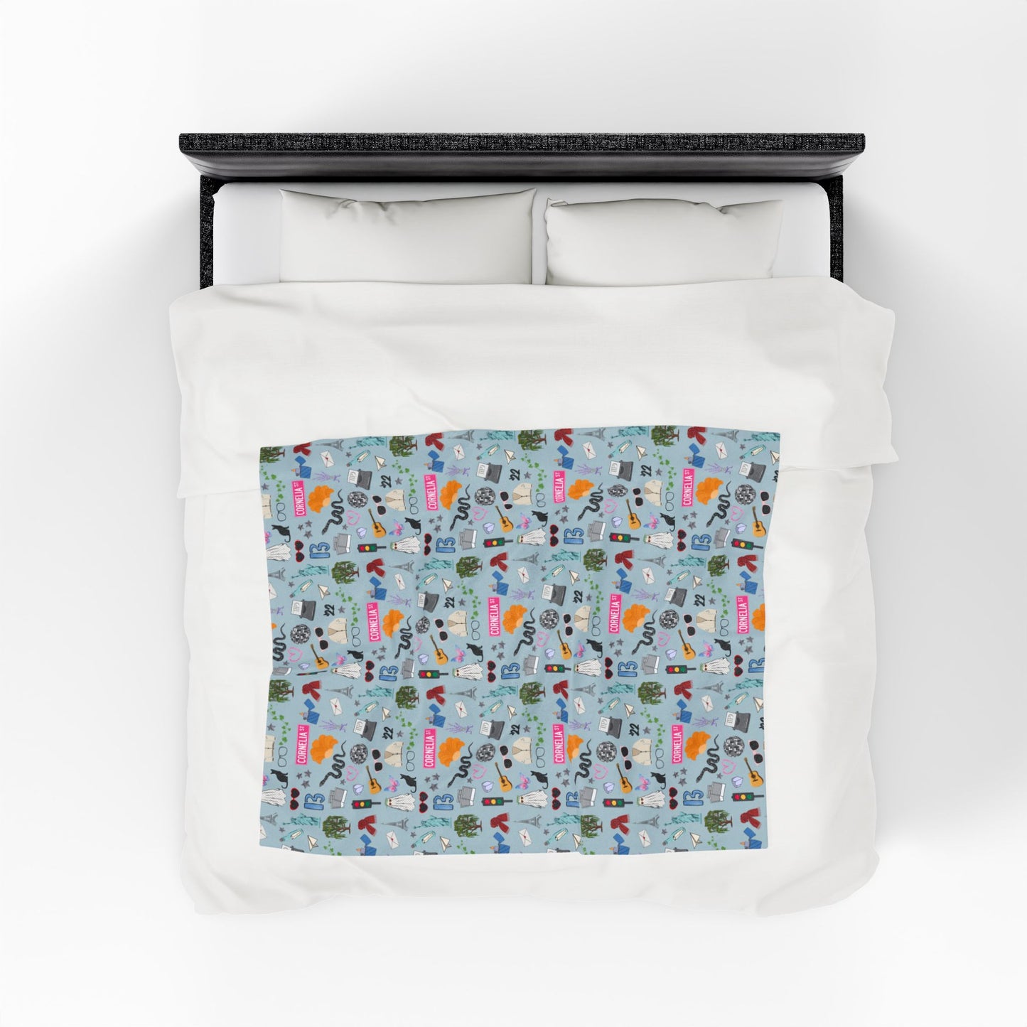 Iconic Eras (TS 12) Velveteen Plush Blanket- Opalite