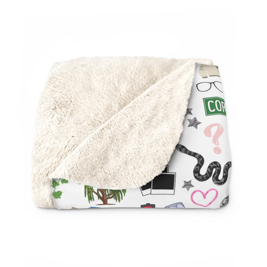 Iconic Eras Sherpa Fleece Blanket
