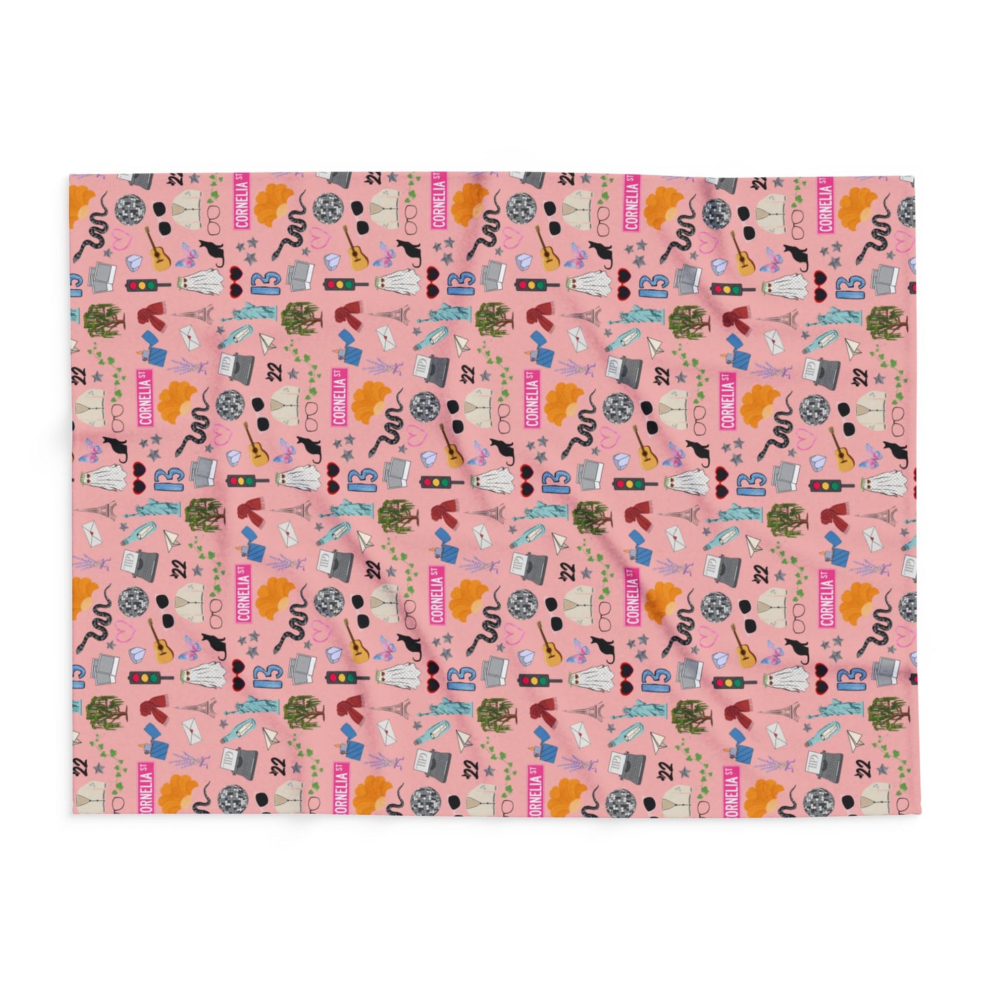 Iconic Eras Arctic Fleece Blanket - Showgirl Rouge