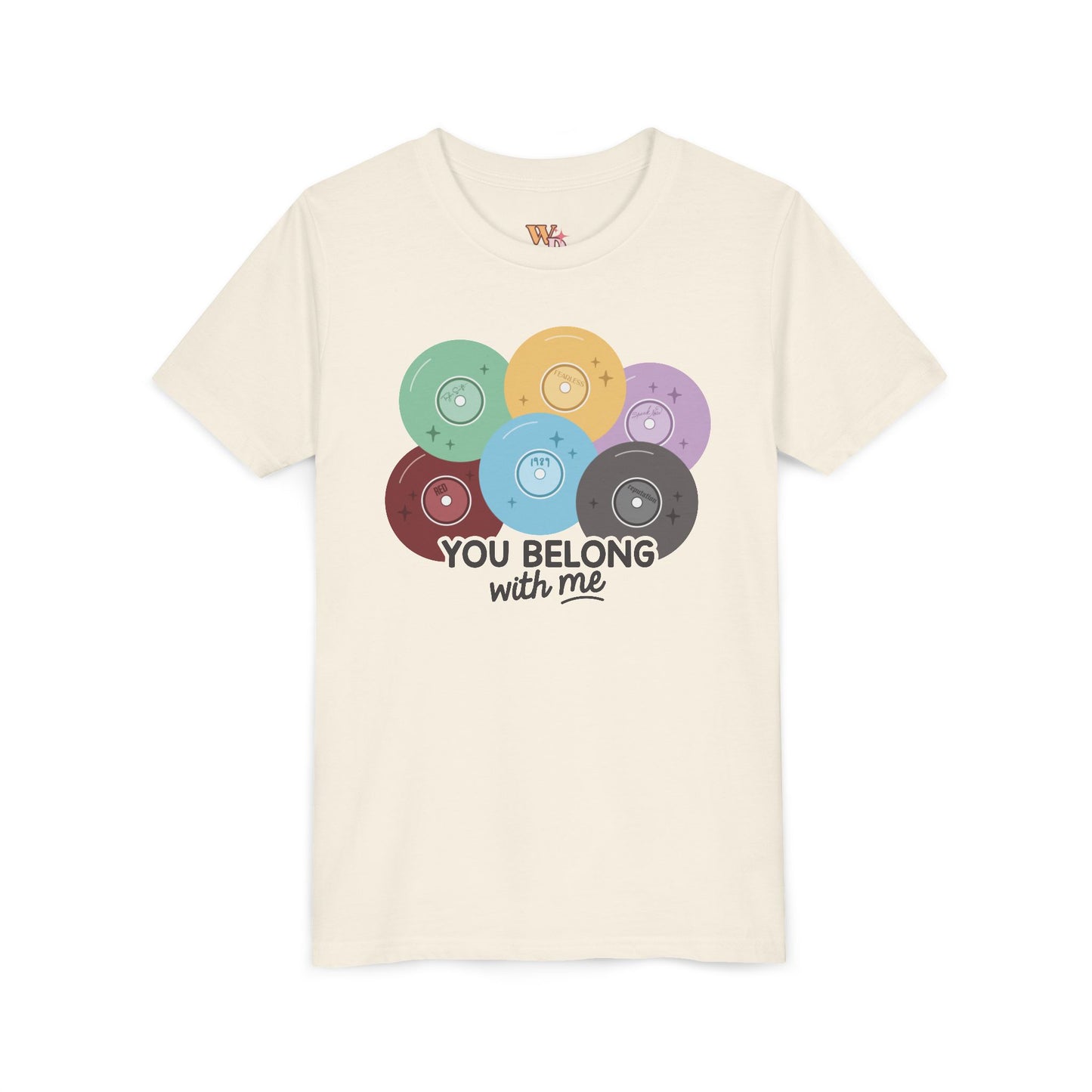 You Belong with Me Youth Short Sleeve Tee