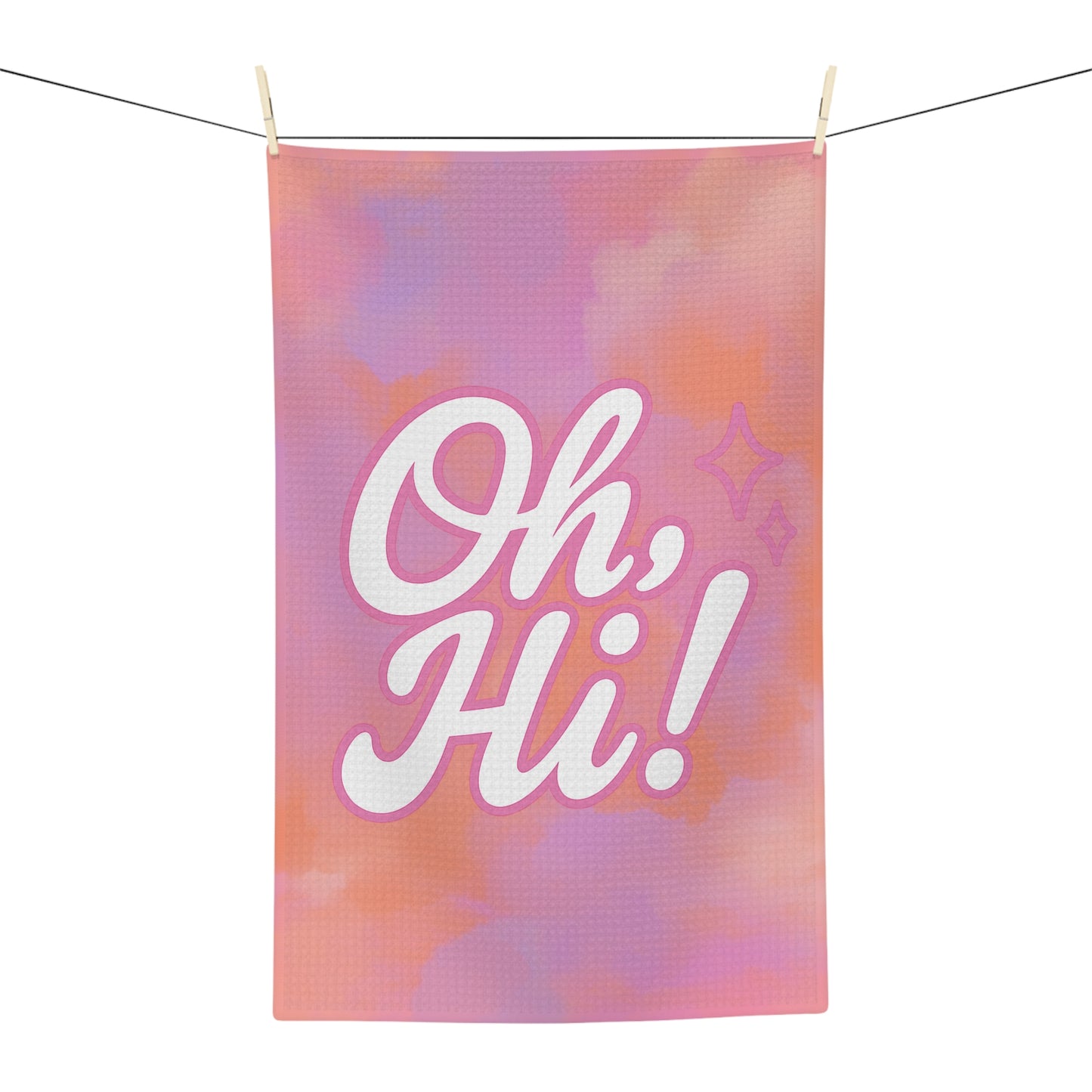 Oh, Hi! Tea Towel