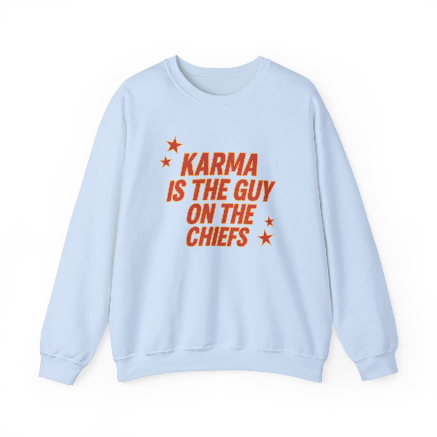 Guy on The Chiefs Crewneck Sweatshirt