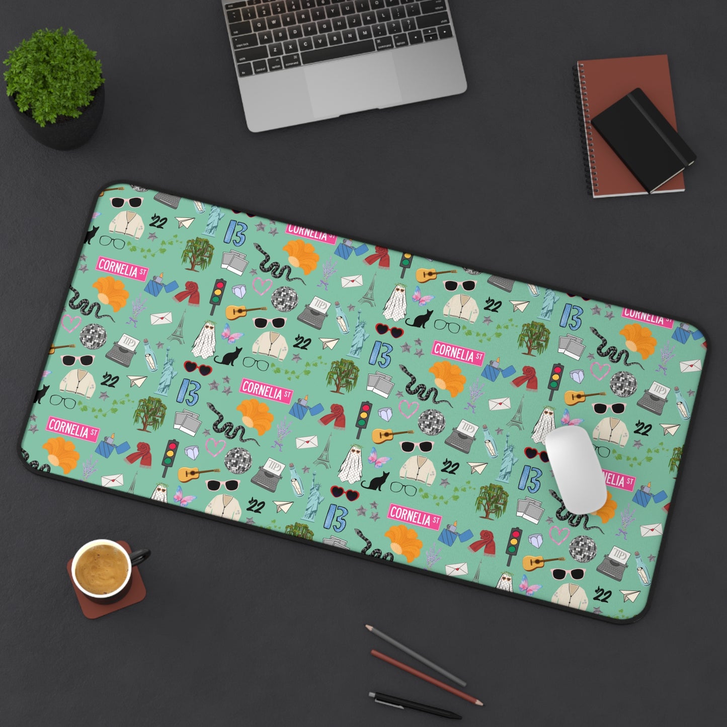 Iconic Eras Desk Mat - Showgirl Green