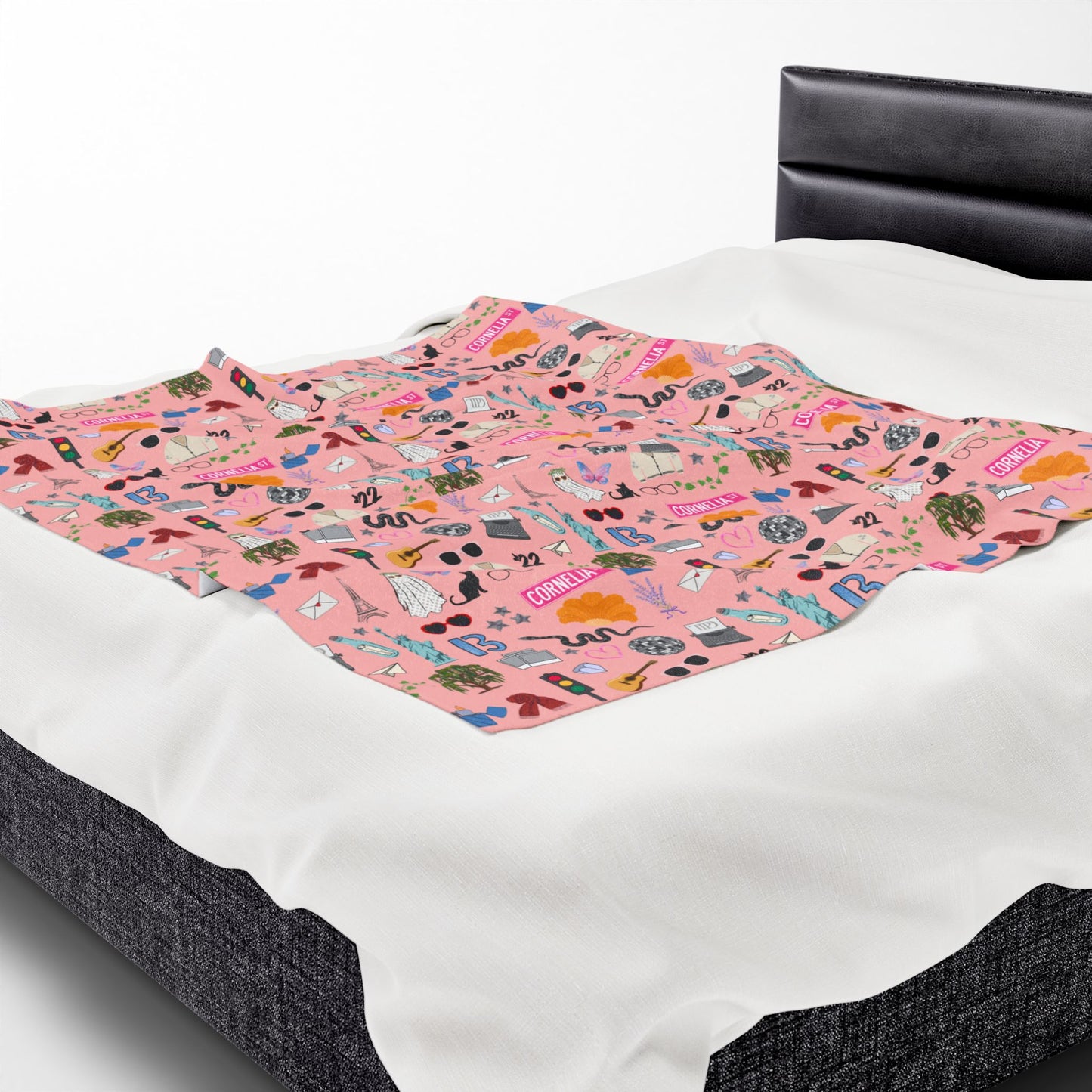 Iconic Eras (TS 12) Velveteen Plush Blanket- Showgirl Rouge