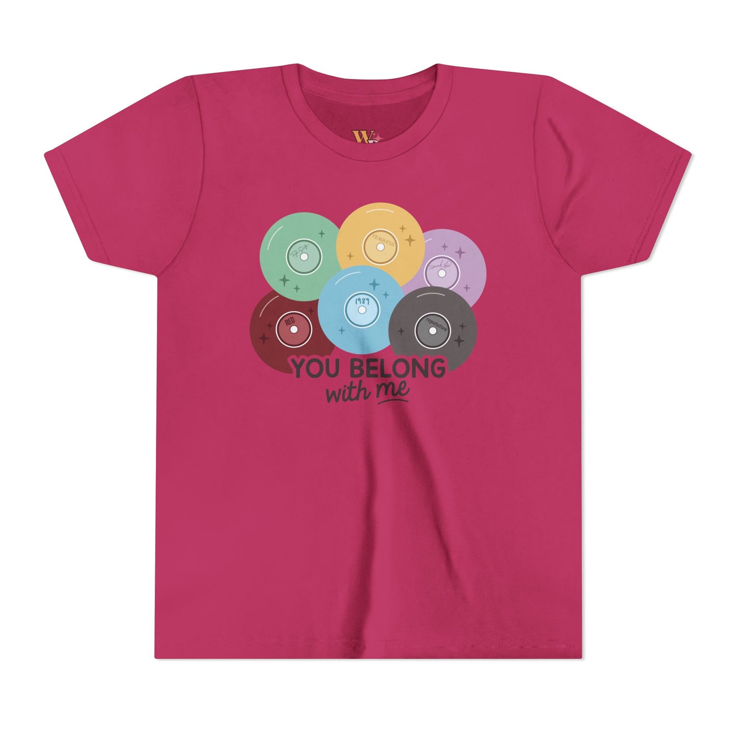 You Belong with Me Youth Short Sleeve Tee