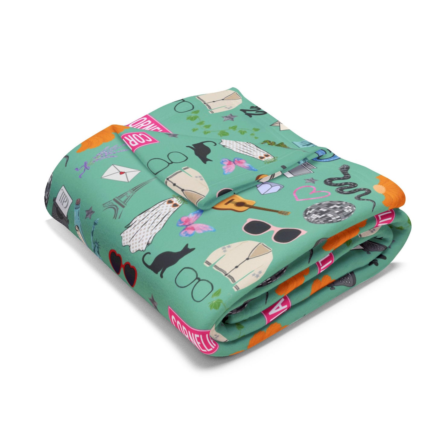 Iconic Eras Arctic Fleece Blanket - Showgirl Green